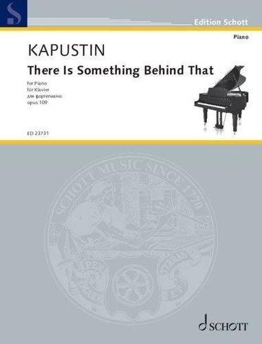 Nikolai Kapustin - There Is Something Behind That - Op. 109 piano.