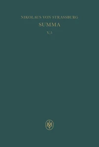 Summa, liber III