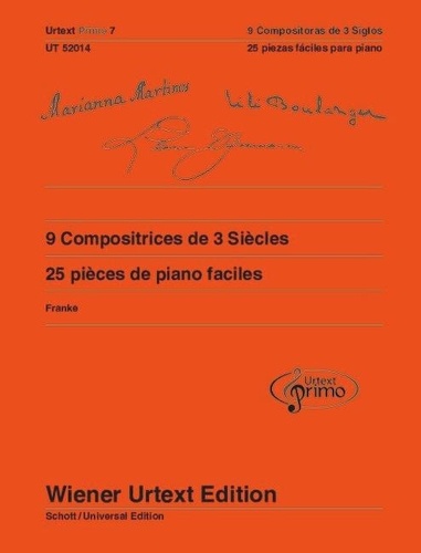 Nils Franke - 9 Komponistinnen aus 3 Jahrhunderten - Vol. 7 piano.