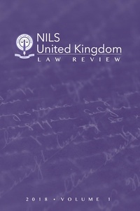  Nils - NILS United Kingdom Law Review: 2018 Volume 1 - NILS United Kingdom Law Review, #1.