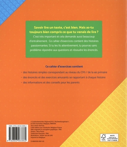 Lecture & compréhension CM1- 4e primaire. Lecteurs débutants (orange/jaune)