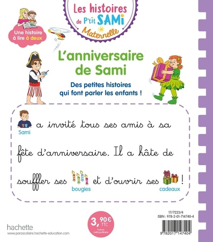 Les histoires de P'tit Sami Maternelle  L'anniversaire de Sami
