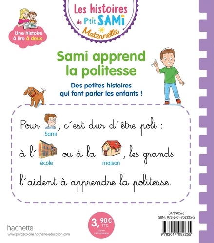 Les histoires de P'tit Sami Maternelle  Sami apprend la politesse