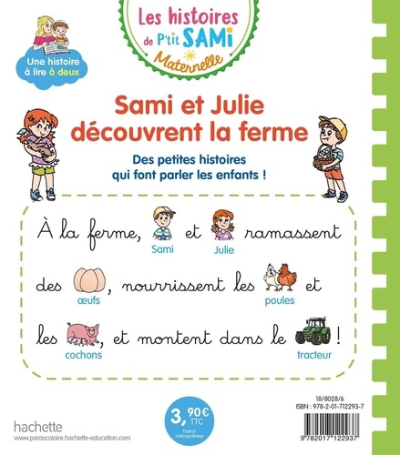Les histoires de P'tit Sami Maternelle  Sami et Julie découvrent la ferme