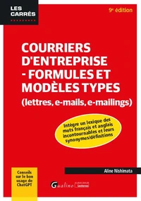 Courriers d'entreprise - formules et modèles types