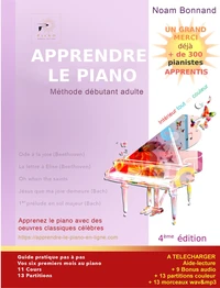 Apprendre le Piano Méthode Débutant Adulte (couleur)