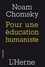 Pour une éducation humaniste