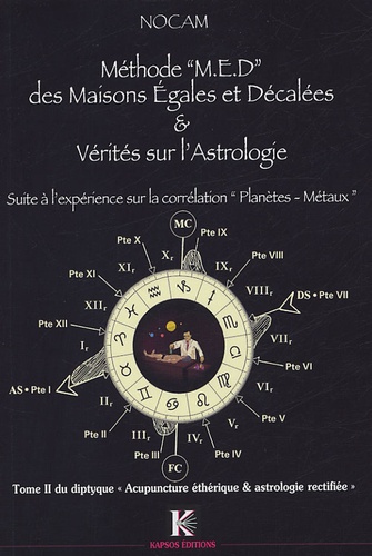  Nocam - Méthode "MED" des maisons égales et décalées & vérités sur l'astrologie - Suite à l'expérience sur la correspondance Planètes - Métaux.