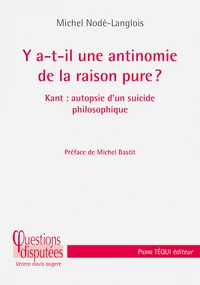 Y a-t-il une antinomie de la raison pure ?