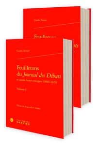 Feuilletons du journal des débats et autres écrits critiques (1800-1823)