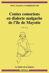 Contes comoriens en dialecte malgache de l'ile de mayotte