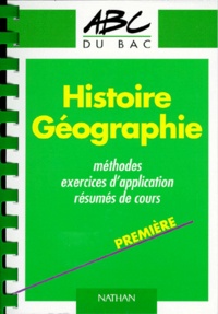 Noëlle Blanchenoix et  Collectif - Histoire Geographie 1ere. Programme 1997.