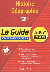Noëlle Blanchenoix et Pierrette Chapelle - Histoire Geographie 2nde. Programme 2001.