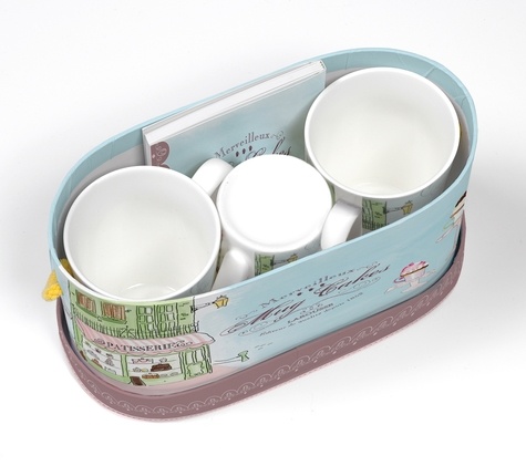 Noémie Strouk - Mes merveilleux mug cakes - Avec 3 mugs en porcelaine.