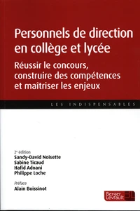 Personnels de direction en collège et lycée