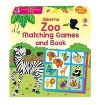 Zoo matching games and book