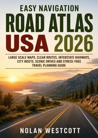 Easy Navigation Road Atlas USA 2026