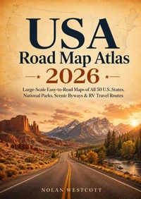 USA Road Map Atlas 2026