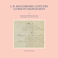 J.-B. Maugérard: Liste des livres et manuscrits