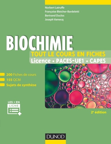 Norbert Latruffe et Françoise Bleicher-Bardeletti - Biochimie.