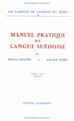  Nord et  Gravier - Manuel Pratique De Langue Suedoise.