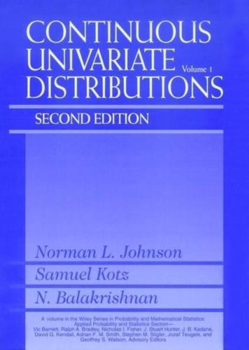 Norman-L Johnson - Continuous Univariate Distributions Volume 1.