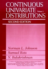 Norman-L Johnson - Continuous Univariate Distributions Volume 2.
