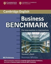 Norman Whitby - Business Benchmark Pre-Intermediate to Intermediate Student's Book BEC Edition.