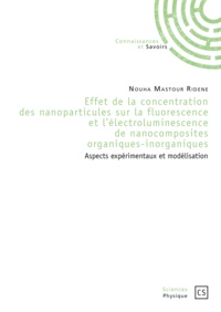 Nouha Mastour Ridene - Effet de la concentration des nanoparticules sur la fluorescence et l'électroluminescence de nanocomposites organiques-inorganiques.