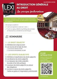 Introduction générale au droit