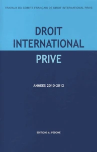 Travaux du Comité français de droit international privé