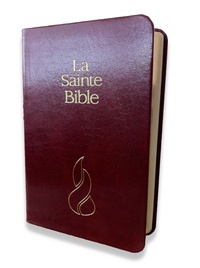  Nouvelle Edition de Genève - La Sainte Bible - Miniature Fibrocuir grenat, tranches or.