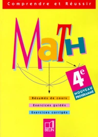 Mathematiques 4eme. Exercices Corriges, Programme 1998