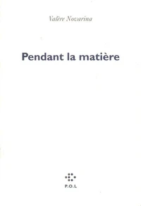 Pendant la matière