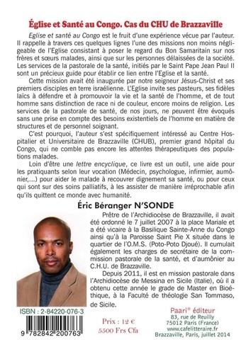 Eglise et Santé au Congo. Cas du CHU de Brazzaville