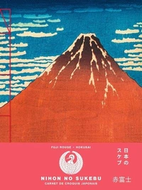 Fuji rouge Hokusai
