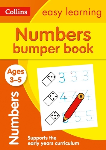 Numbers Bumper Book Ages 3-5 - Prepare for Preschool with easy home learning.
