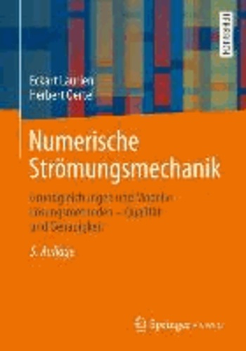 Numerische Strömungsmechanik - Grundgleichungen und Modelle - Lösungsmethoden - Qualität und Genauigkeit.