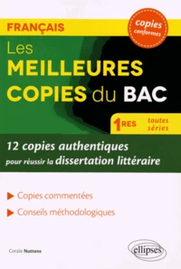 Les meilleures copies du bac Français 1re toutes séries