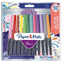12 feutres d'écriture Flair™ Métallique Paper Mate®