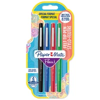4 feutres d'écriture Flair™ Original Paper Mate® - Pointe moyenne