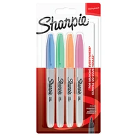 4 marqueurs permanents Sharpie Fine™ Pastel - Pointe fine