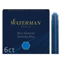 6 cartouches courtes d’encre Waterman® - Bleu