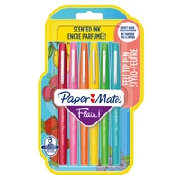 6 feutres d'écriture Flair™ Parfumé Paper Mate® - Pointe moyenne