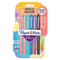 6 feutres d'écriture Flair™ Tropical - Pointe moyenne