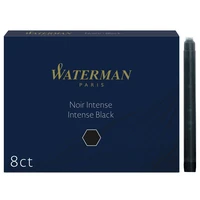 8 cartouches longues d’encre Waterman® - Noir