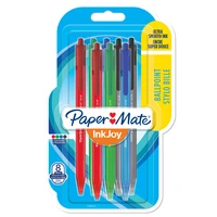 8 stylos à bille InkJoy 100 RT™ rétractable - Pointe moyenne
