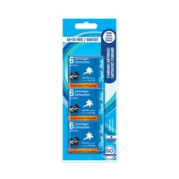 RDC Lot cartouches internationales bleues effaçables 50+10 gratuites