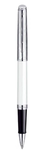 Roller Waterman Hémisphère Deluxe Blanc attributs chromes