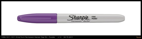 Marqueur pointe fine Sharpie violet